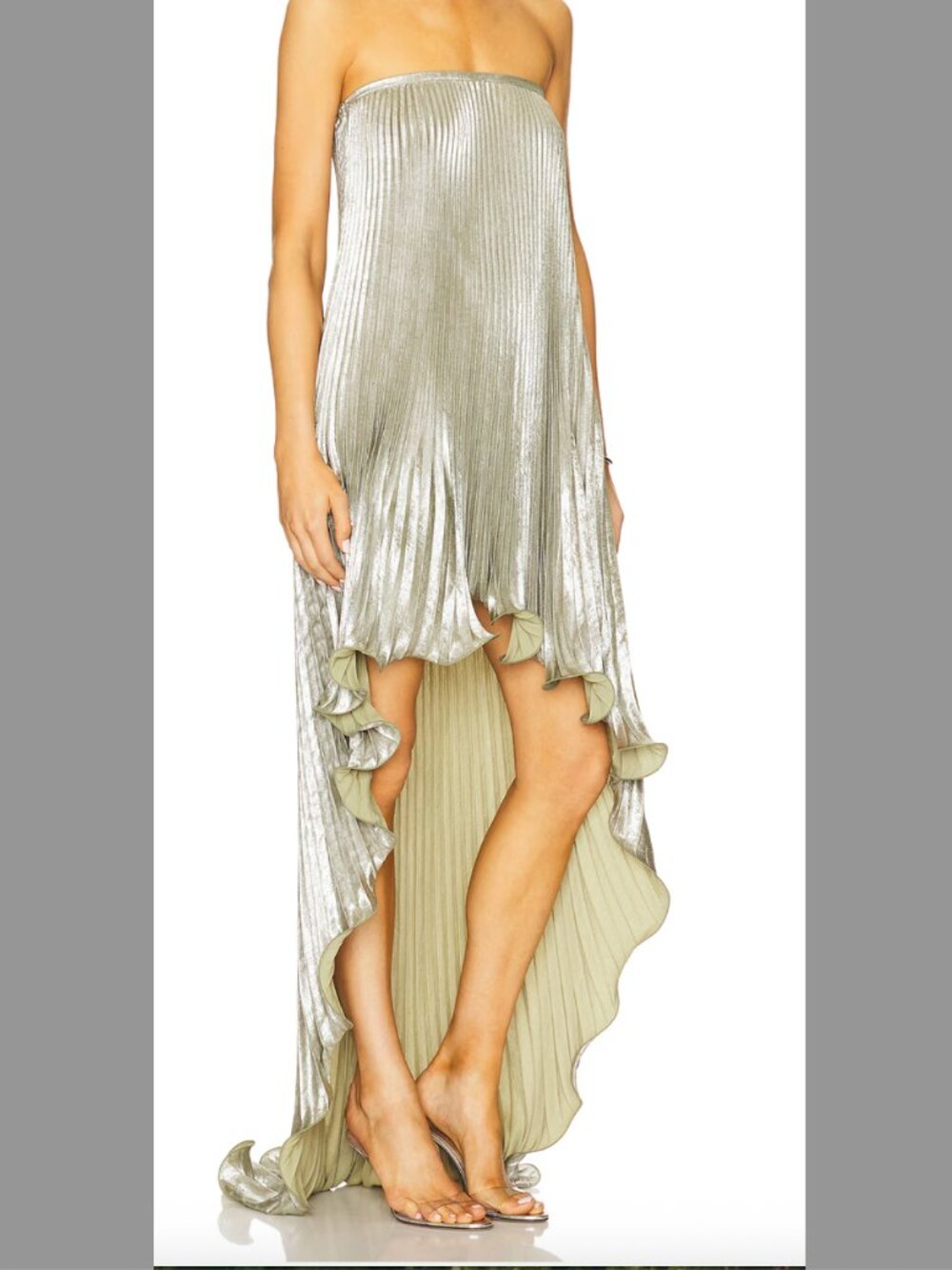 L'IDEE Feminite Dress in Sage - Picture 2 of 3